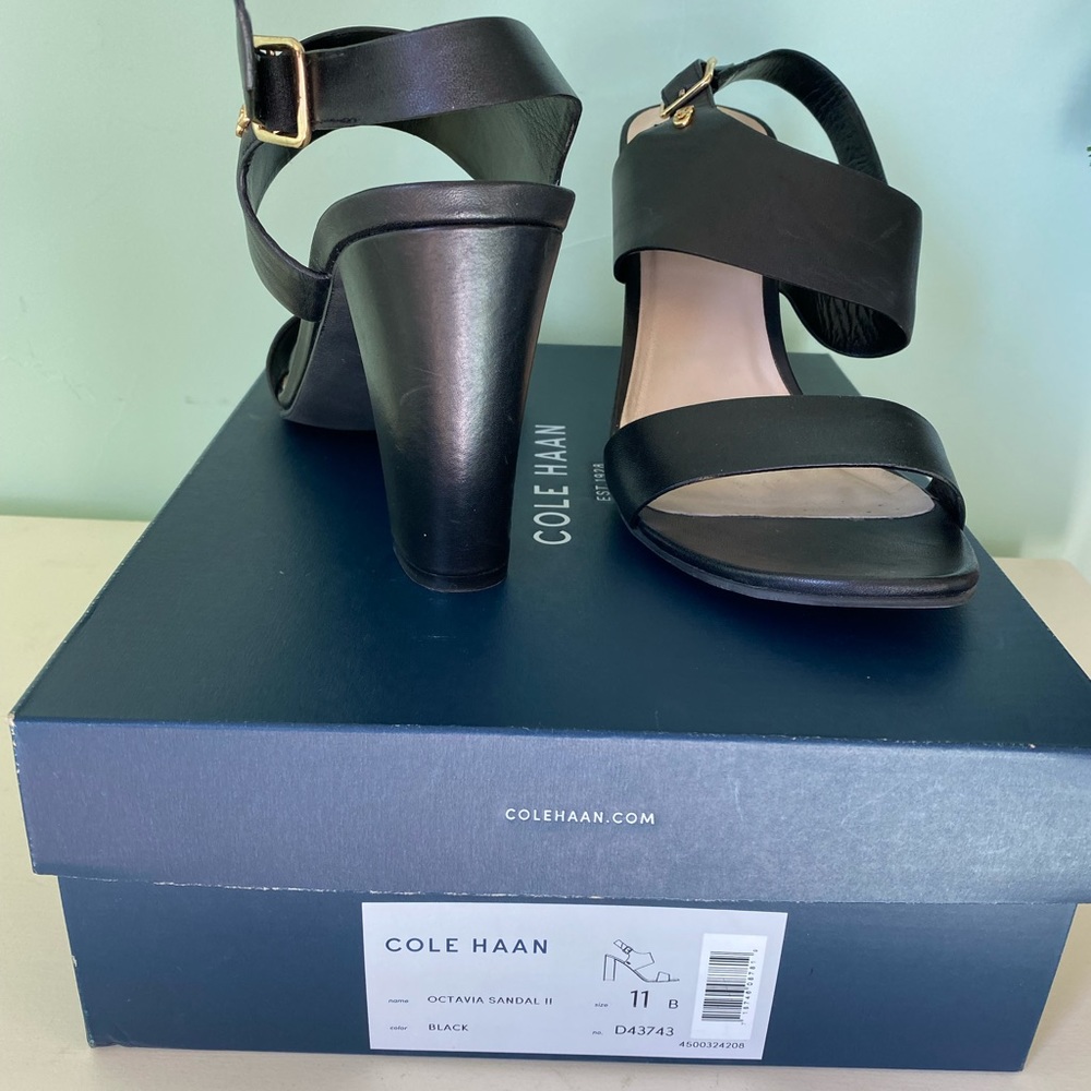 Cole Haan Black Sandals